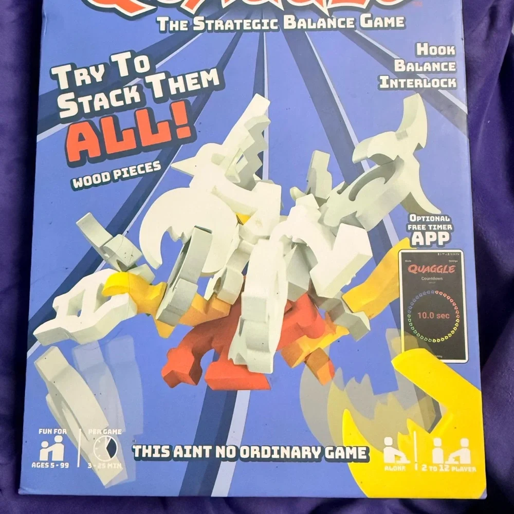 Quaggle Strategic Balance Family Game - very good condition STEM Award winning